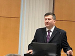 Director Gabrielyan speaks at the University of Minnesota, Duluth