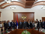 Mid-career trainees met with the State Minister of the Republic of Artsakh Grigory Martirosyan