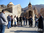 Mid-career trainees at the Dadivank monastery