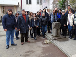 Mid-career trainees at the Museum of the Relatives of Soldiers of Artsakh War Missing in Action